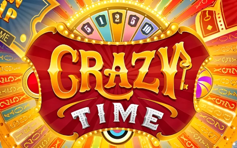 Disfruta de rondas de bonificación y grandes premios en Crazy Time en 1win casino.