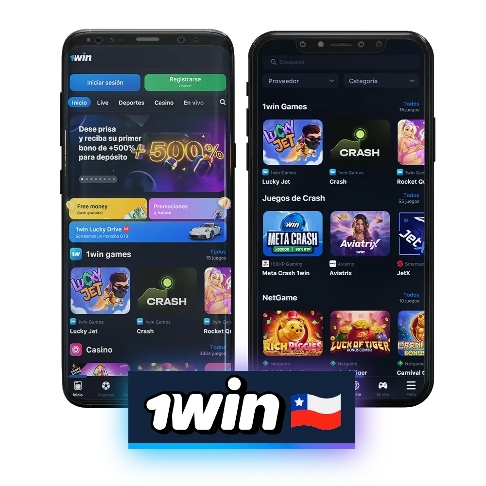 1win ofrece una aplicación móvil fácil de usar que es una de las favoritas de los chilenos.
