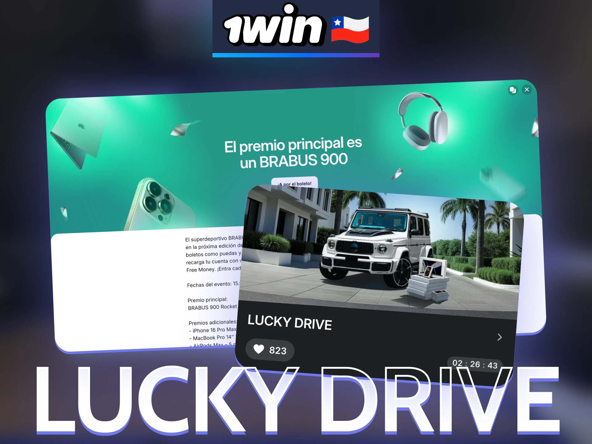 Juega a Lucky Drive en 1win y consigue bonificaciones inolvidables.