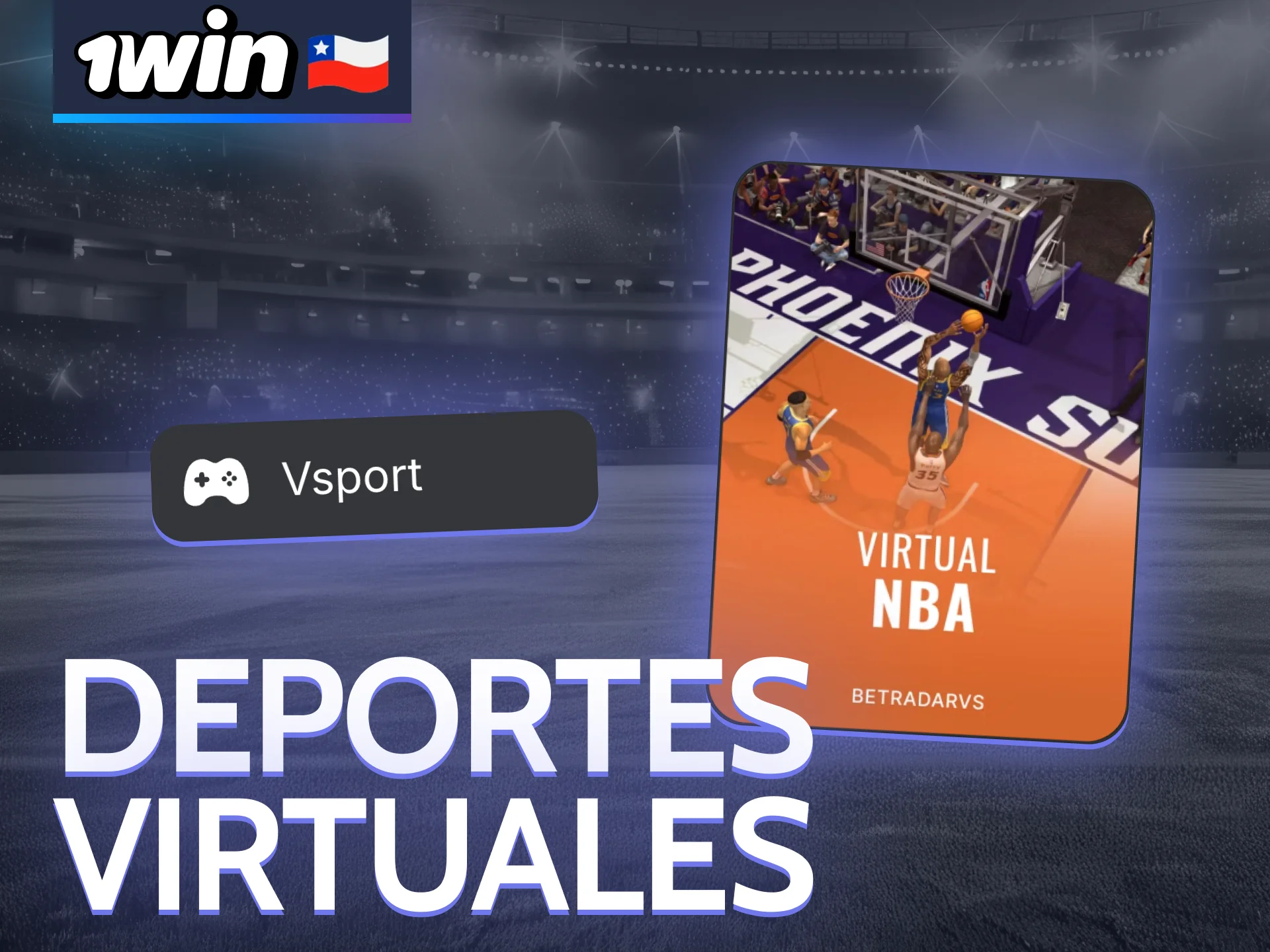 Apuesta en los eventos virtuales de baloncesto en el sitio web 1Win.