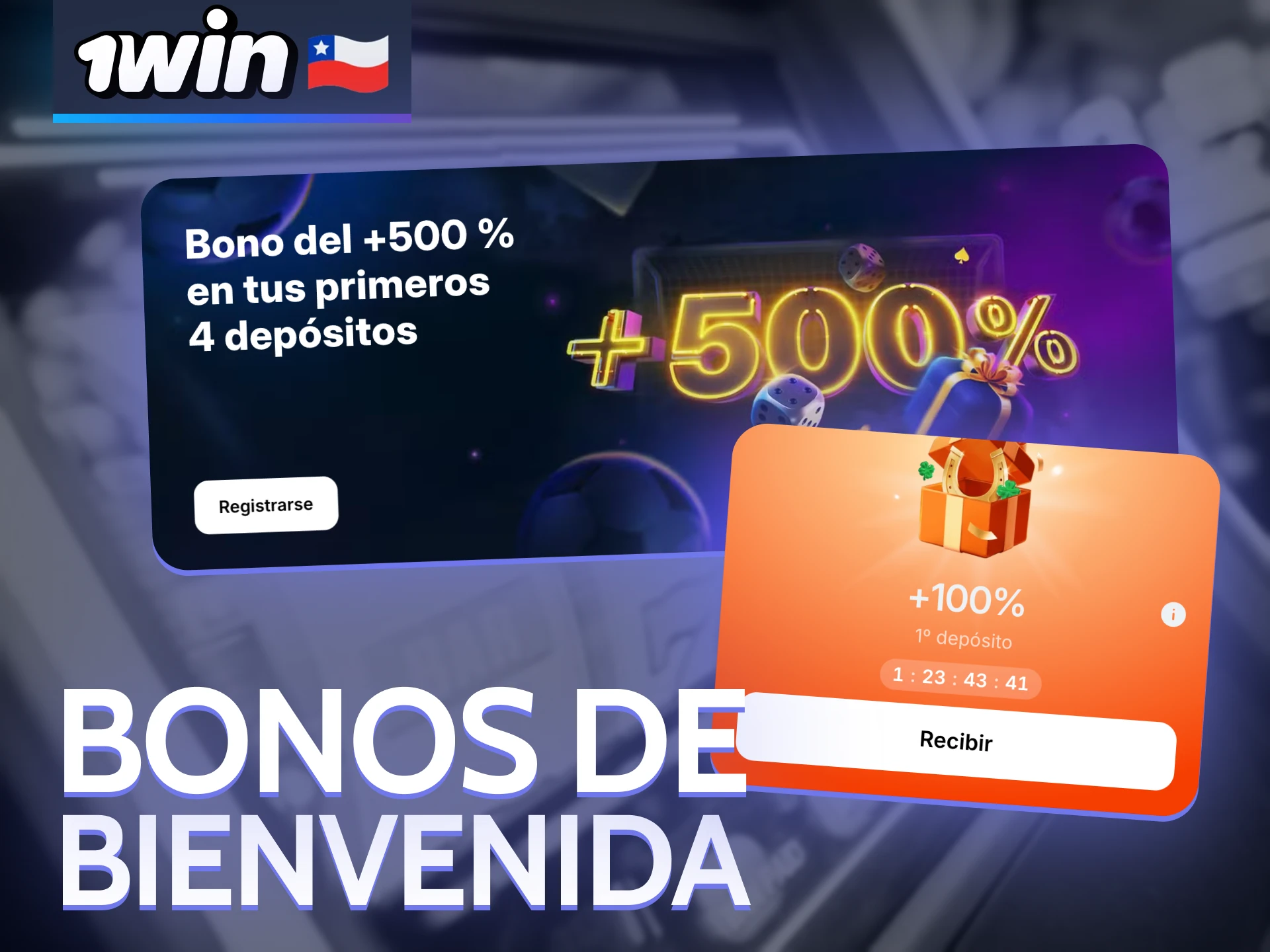 Juega en 1win casino y consigue tiradas gratis como bono.