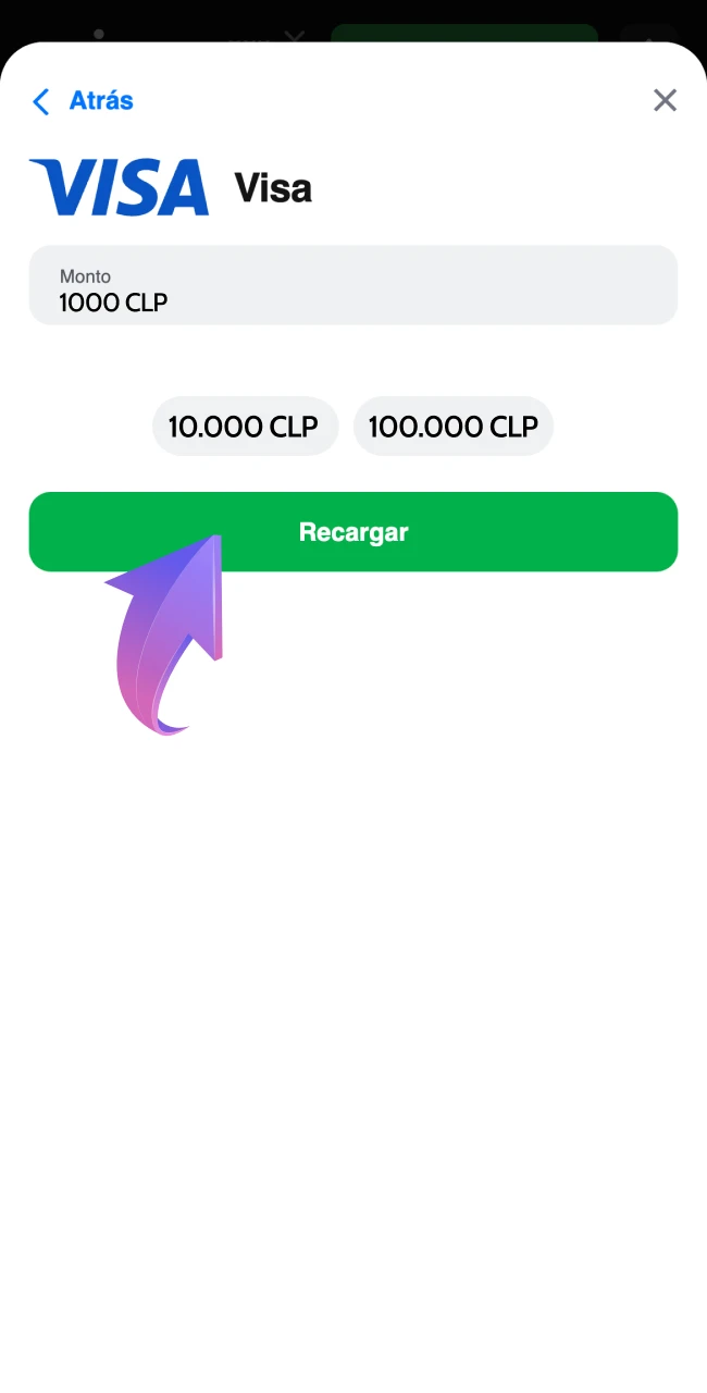 Elija el método de depósito disponible en 1win.