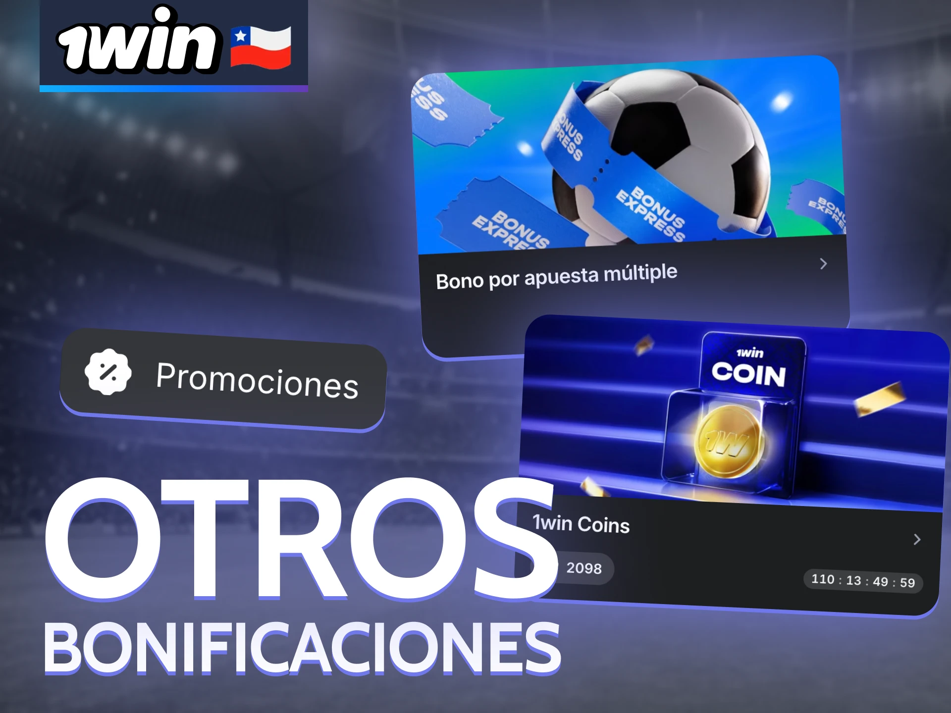 Para obtener bonificaciones adicionales de 1win, introduzca nuestro código promocional.