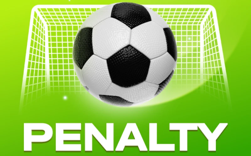Disfruta del ambiente futbolístico en el juego Penalty de 1Win.