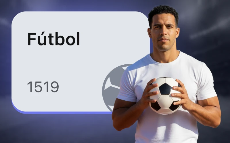 Haz tus apuestas de fútbol en la casa de apuestas 1Win.