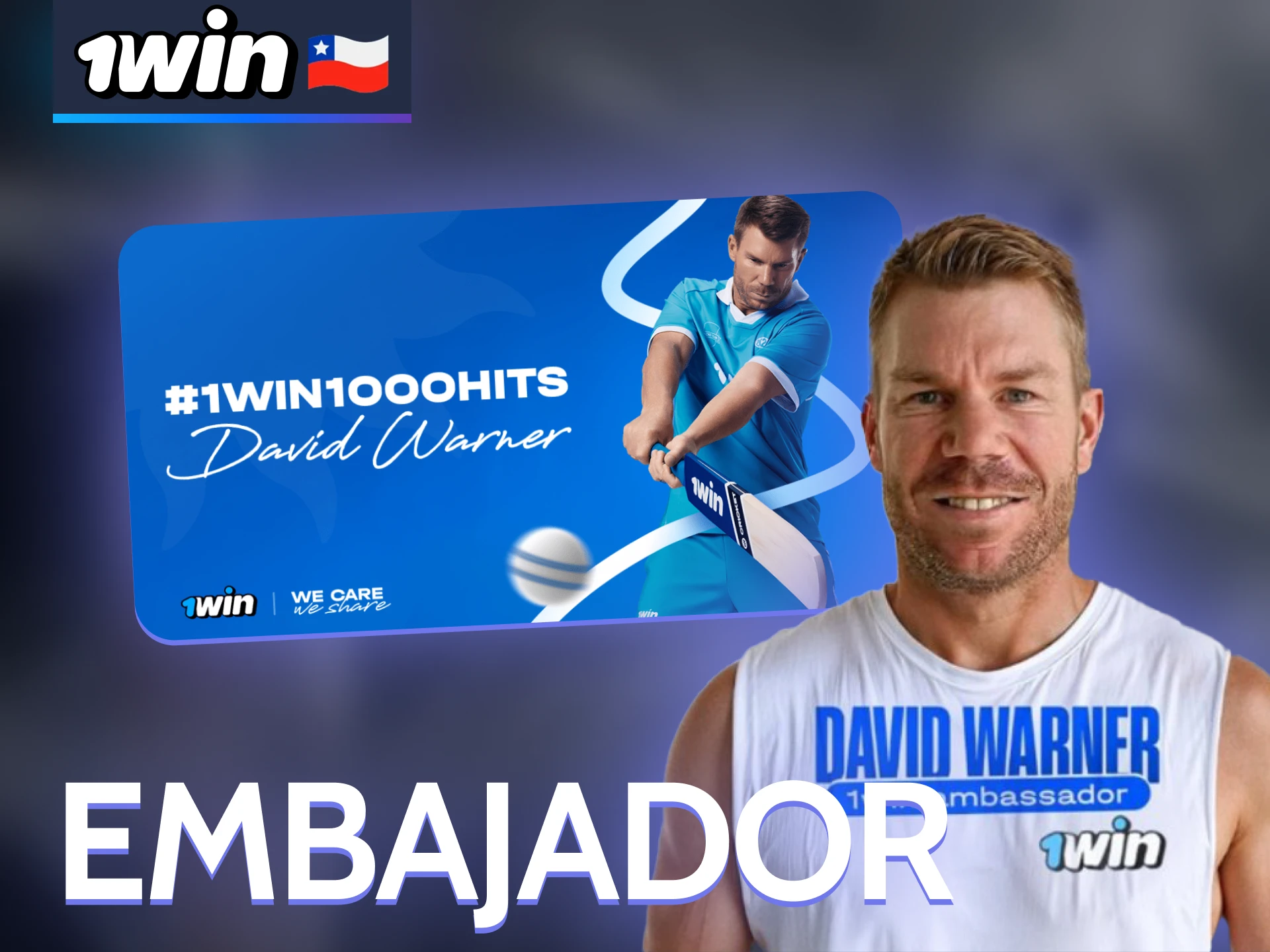 Conoce a los embajadores de alto perfil de 1win.