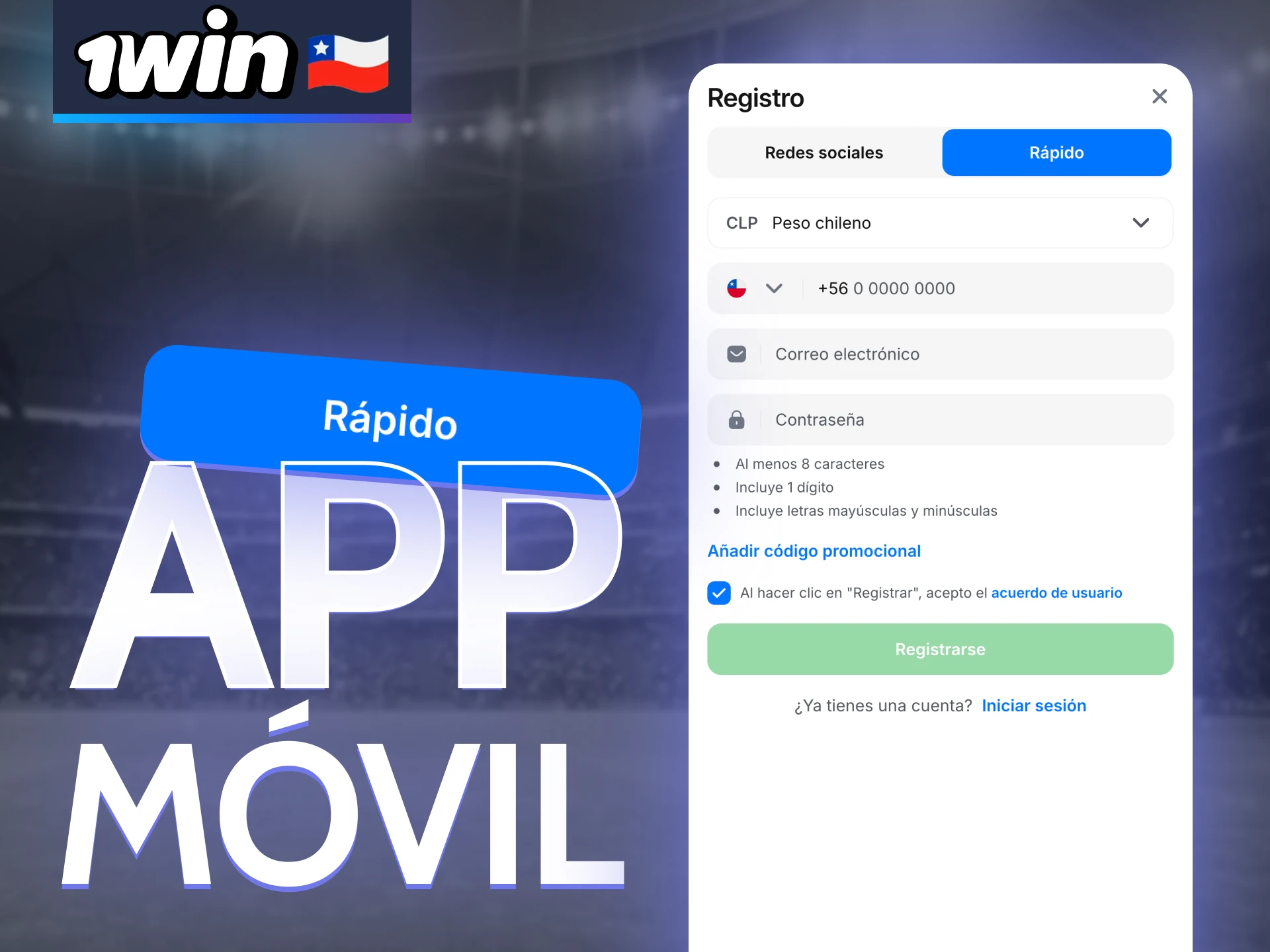 La aplicación 1win es cómoda y práctica de usar.