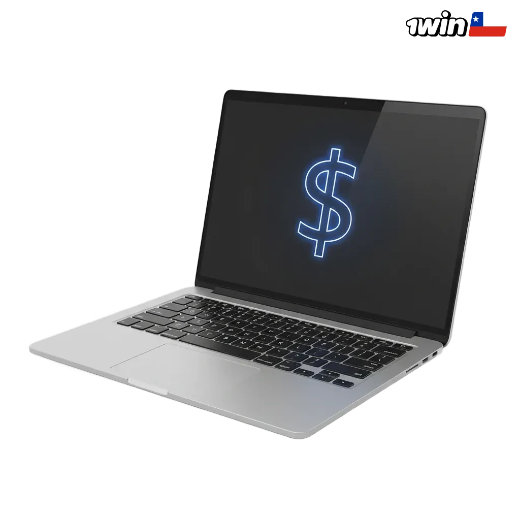 Gráfico de retiros en Chile en 1win: 9 métodos (WebPay, Khipu, AstroPay, Mach), min 10.000 CLP, máx 5.000.000 CLP